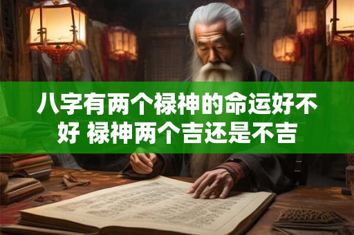 八字有两个禄神的命运好不好 禄神两个吉还是不吉