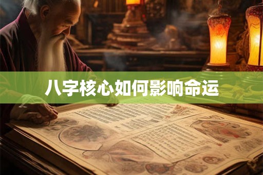 八字核心如何影响命运