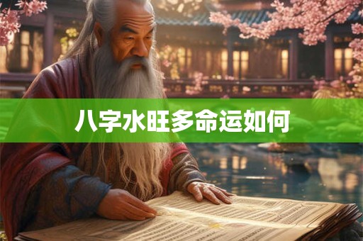 八字水旺多命运如何