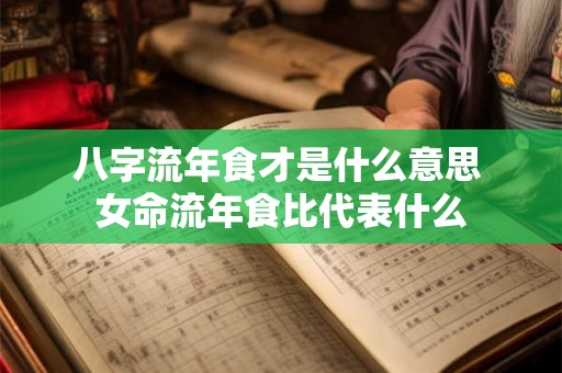 八字流年食才是什么意思 女命流年食比代表什么