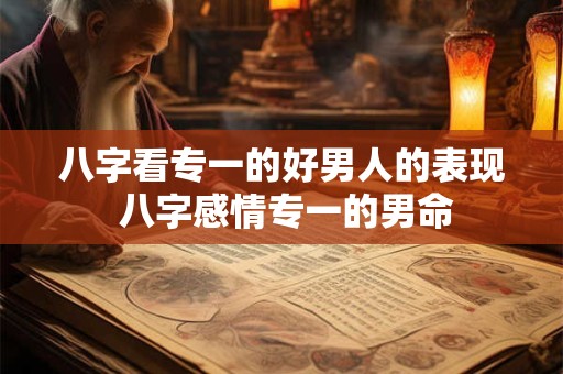 八字看专一的好男人的表现 八字感情专一的男命
