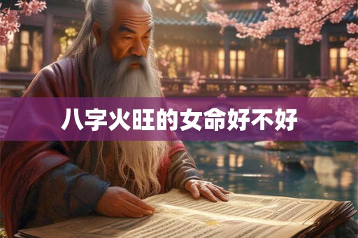 八字火旺的女命好不好