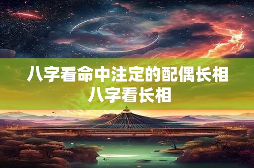 八字看命中注定的配偶长相 八字看长相
