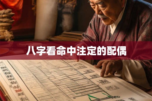 八字看命中注定的配偶