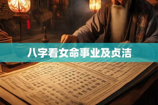 八字看女命事业及贞洁
