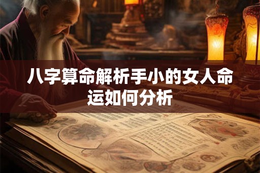 八字算命解析手小的女人命运如何分析