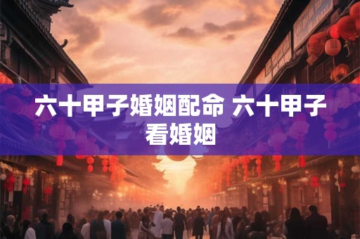 六十甲子婚姻配命 六十甲子看婚姻