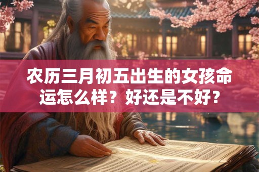 农历三月初五出生的女孩命运怎么样？好还是不好？