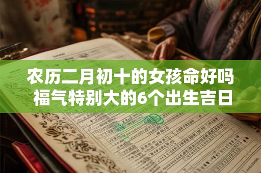 农历二月初十的女孩命好吗 福气特别大的6个出生吉日