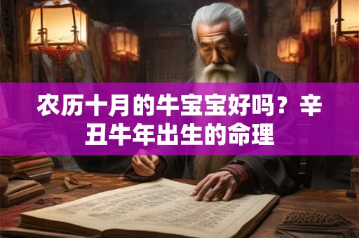 农历十月的牛宝宝好吗？辛丑牛年出生的命理