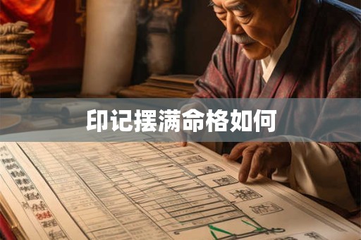 印记摆满命格如何