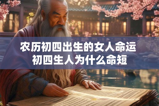 农历初四出生的女人命运 初四生人为什么命短