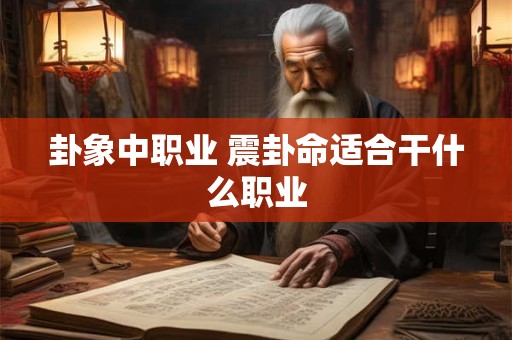 卦象中职业 震卦命适合干什么职业
