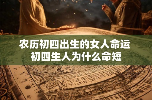 农历初四出生的女人命运 初四生人为什么命短