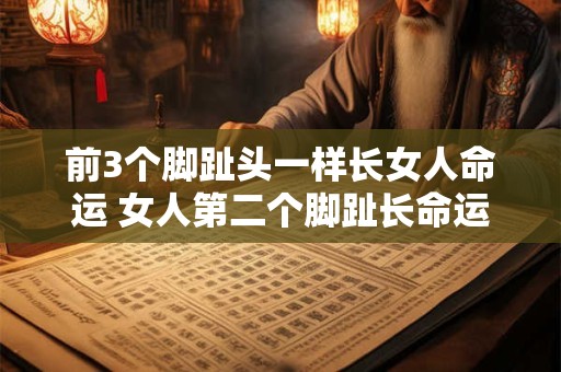 前3个脚趾头一样长女人命运 女人第二个脚趾长命运