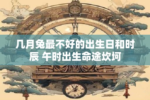 几月兔最不好的出生日和时辰 午时出生命途坎坷