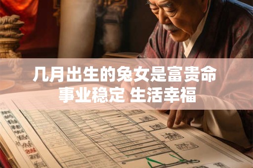 几月出生的兔女是富贵命 事业稳定 生活幸福
