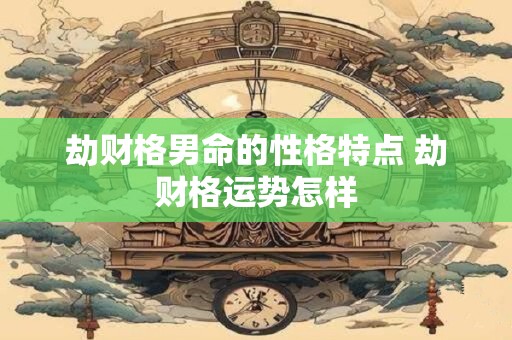劫财格男命的性格特点 劫财格运势怎样