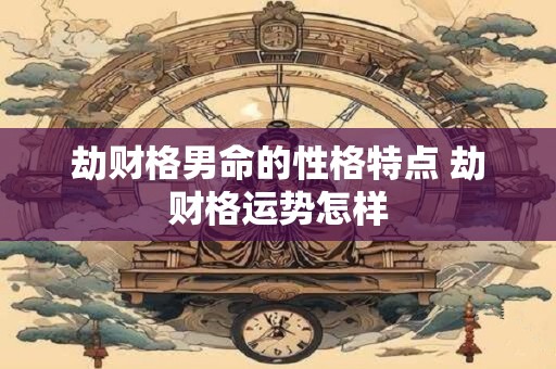 劫财格男命的性格特点 劫财格运势怎样