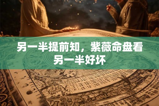另一半提前知，紫薇命盘看另一半好坏