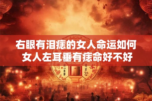 右眼有泪痣的女人命运如何 女人左耳垂有痣命好不好