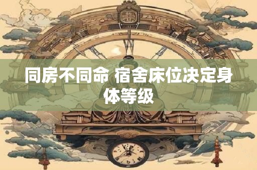 同房不同命 宿舍床位决定身体等级