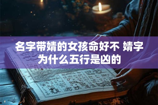 名字带婧的女孩命好不 婧字为什么五行是凶的