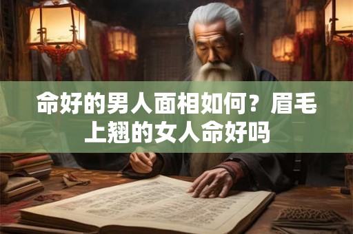 命好的男人面相如何？眉毛上翘的女人命好吗