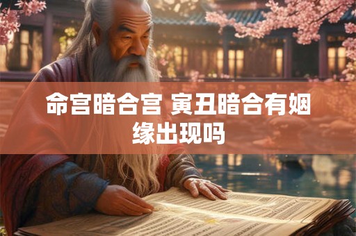 命宫暗合宫 寅丑暗合有姻缘出现吗