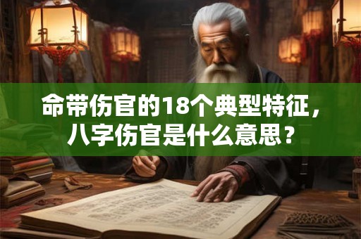 命带伤官的18个典型特征，八字伤官是什么意思？