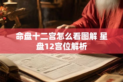 命盘十二宫怎么看图解 星盘12宫位解析