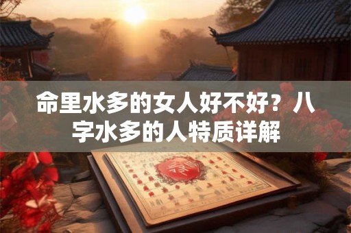 命里水多的女人好不好？八字水多的人特质详解