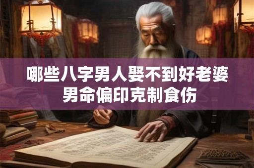 哪些八字男人娶不到好老婆 男命偏印克制食伤