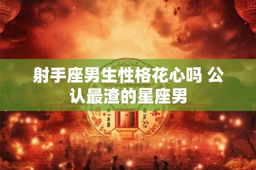 射手座男生性格花心吗 公认最渣的星座男