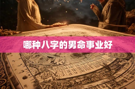 哪种八字的男命事业好