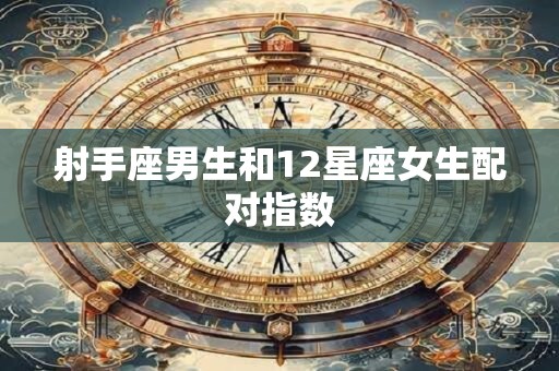 射手座男生和12星座女生配对指数