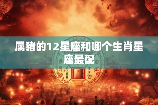 属猪的12星座和哪个生肖星座最配