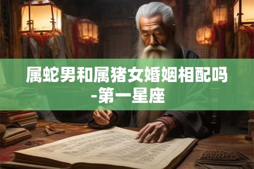 属蛇男和属猪女婚姻相配吗-第一星座