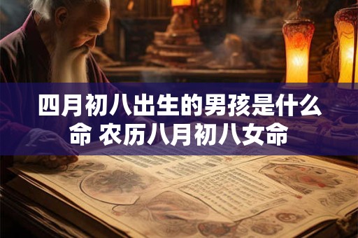四月初八出生的男孩是什么命 农历八月初八女命