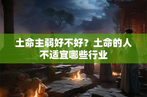 土命主弱好不好？土命的人不适宜哪些行业