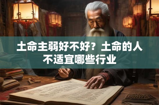 土命主弱好不好？土命的人不适宜哪些行业
