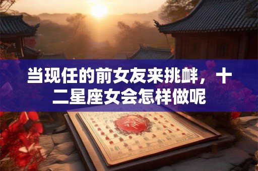 当现任的前女友来挑衅，十二星座女会怎样做呢