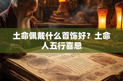 土命佩戴什么首饰好？土命人五行喜忌