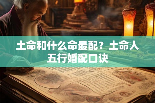 土命和什么命最配？土命人五行婚配口诀