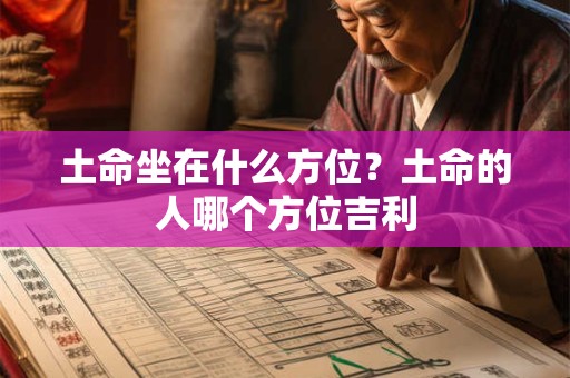 土命坐在什么方位？土命的人哪个方位吉利