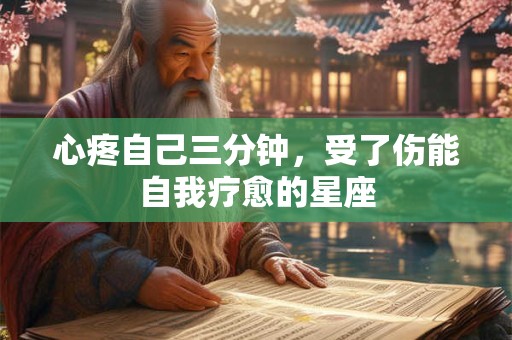 心疼自己三分钟，受了伤能自我疗愈的星座