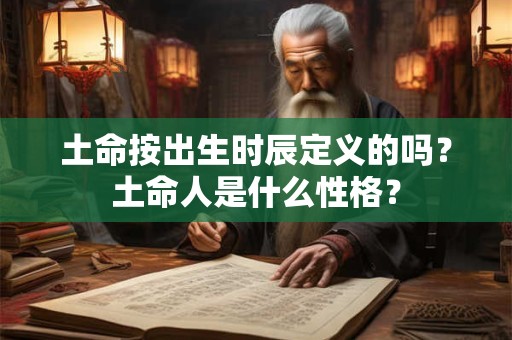 土命按出生时辰定义的吗？土命人是什么性格？