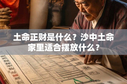 土命正财是什么？沙中土命家里适合摆放什么？