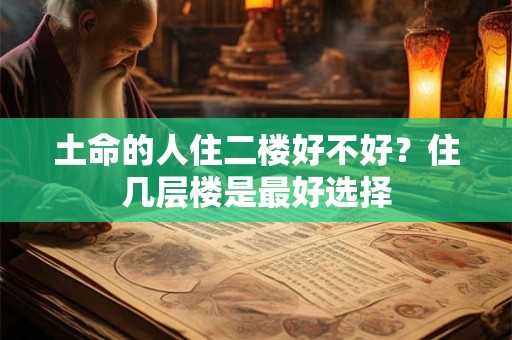 土命的人住二楼好不好？住几层楼是最好选择