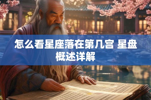 怎么看星座落在第几宫 星盘概述详解